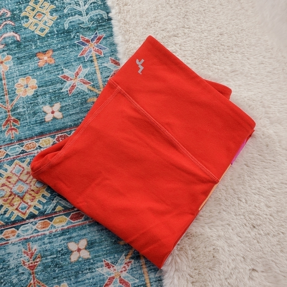 Joylab Red Color Block Legging Small - image 6